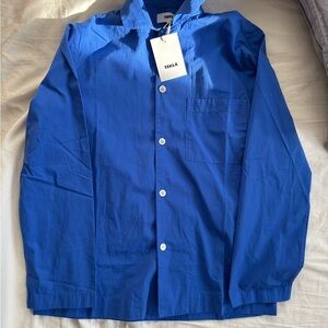 Tekla Blue Button-Up Shirt